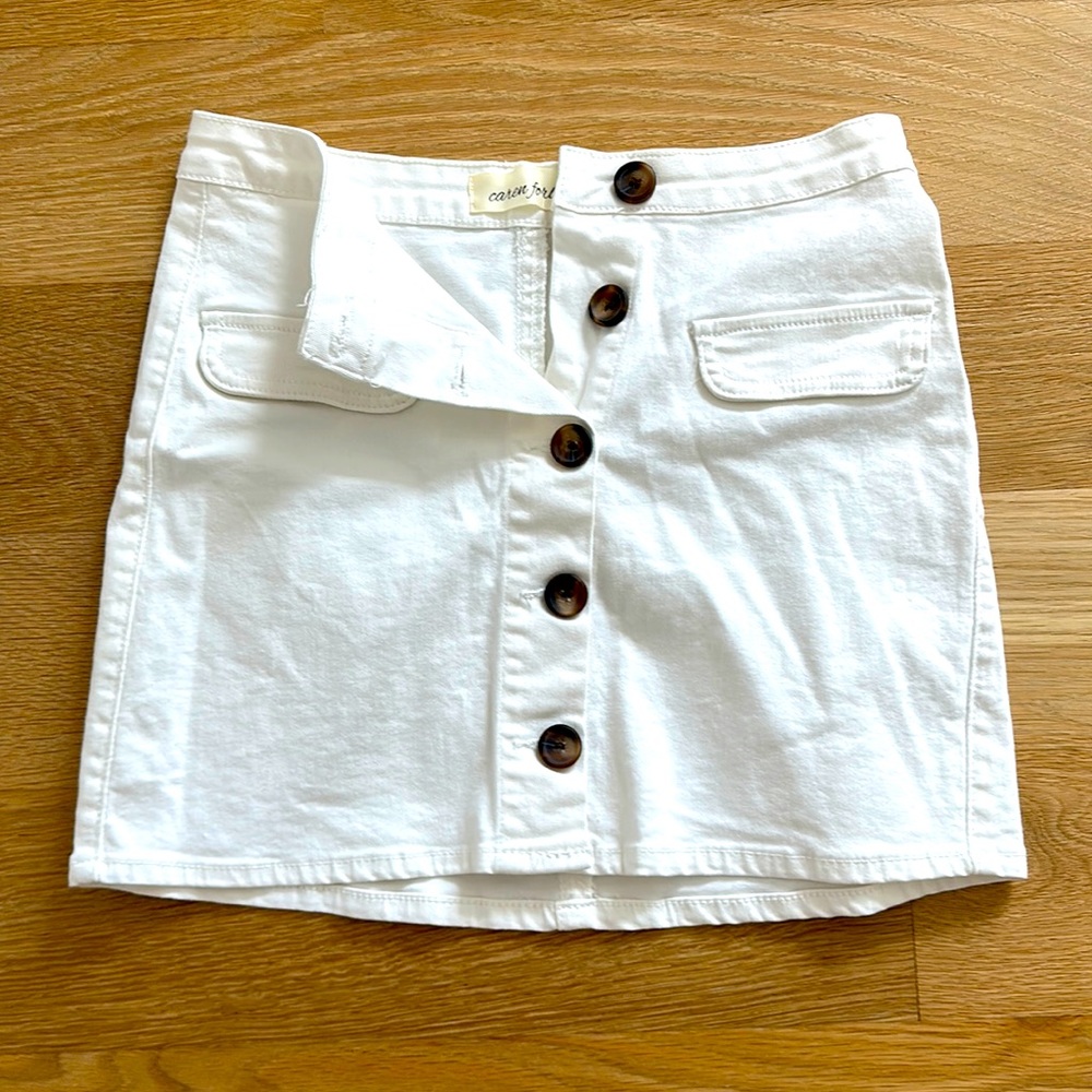 Off white Denim skirt